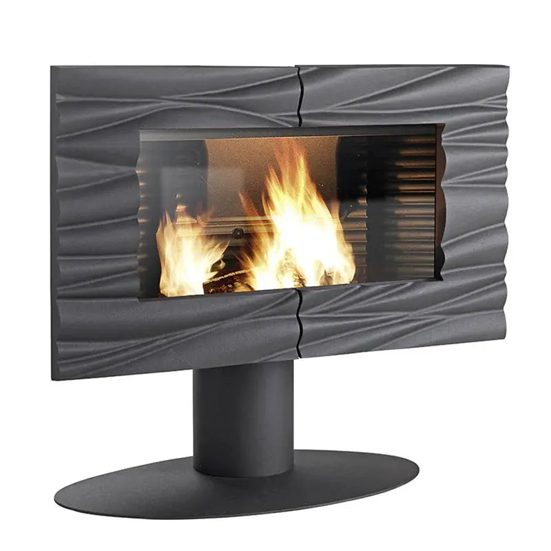 Invicta Theia Free-Standing Linear Wood Stove 6113-44