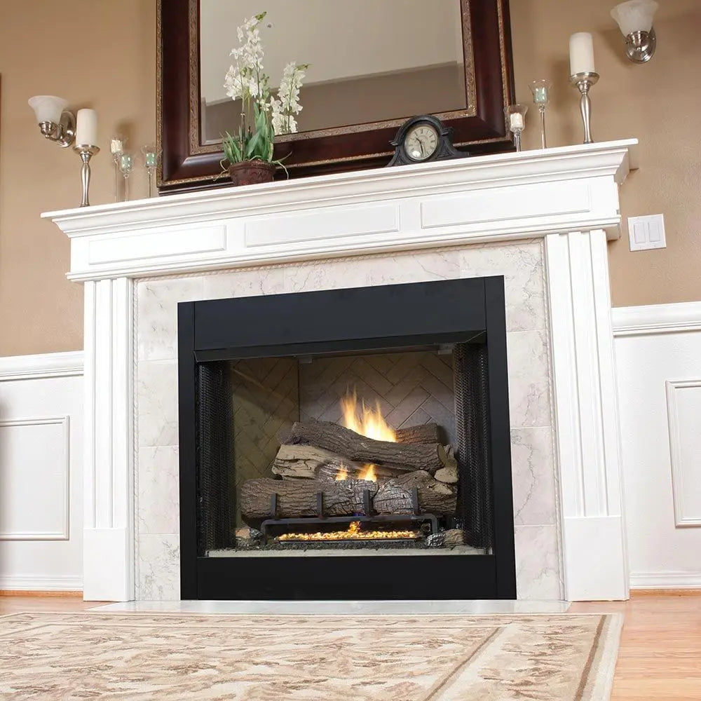 Superior VRT3500 28-Inch Tall Opening Vent-Free Firebox with Refractory Liner