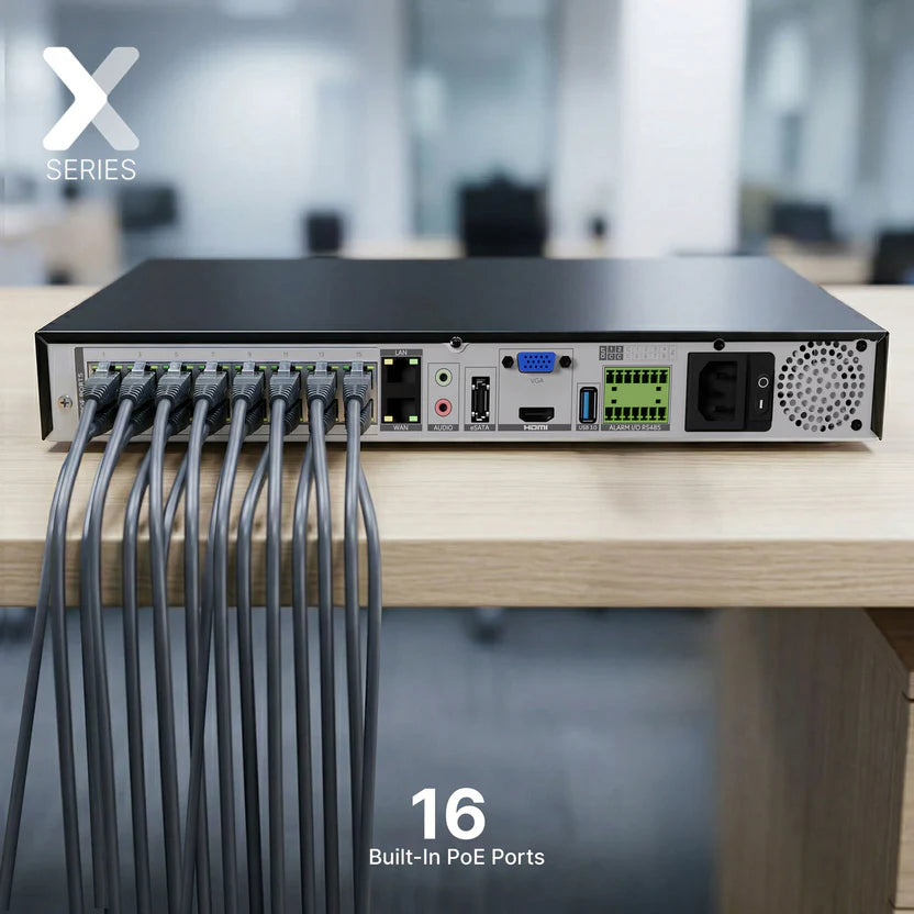 Lorex Connect XC NVR supporting up to 16 IP camera channels