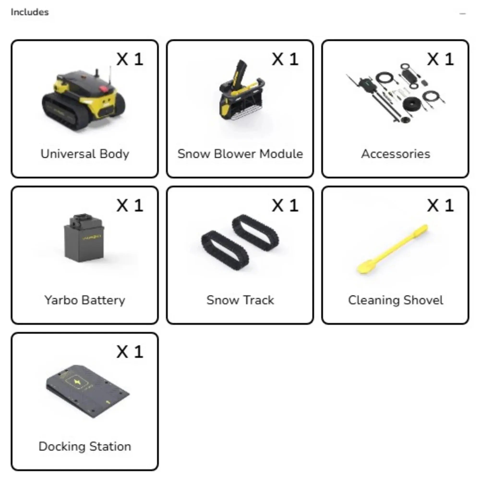 Yarbo Robotic Snow Blower Systems | Autonomous Snow Removal | BUNDLE-YSB - Aqvina LLC