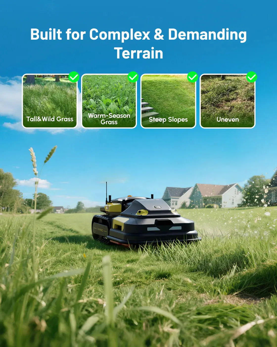 Yarbo Lawn Mower Pro Module | Add-On Mowing Attachment for Yarbo Core Yarbo