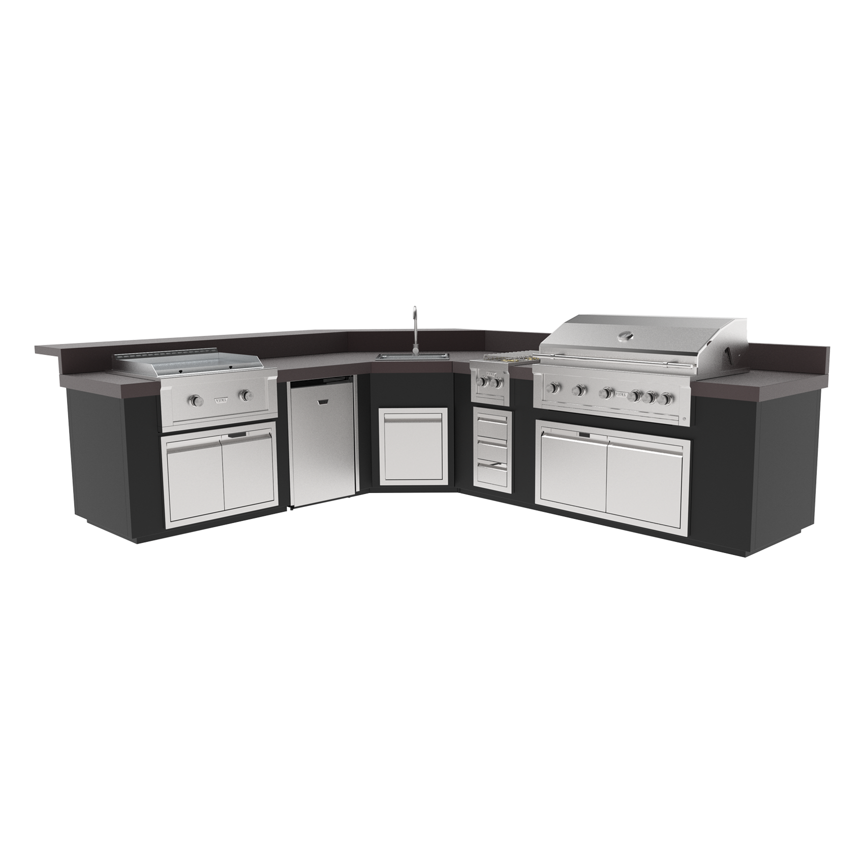 Videl Grills Maestro 144L - BBQ Island