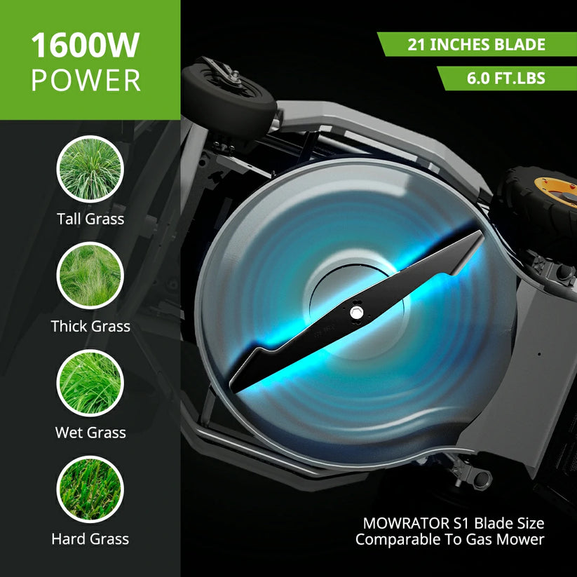 Mowrator S1 2WD Lawn Mower + 1 Year Extended Warranty