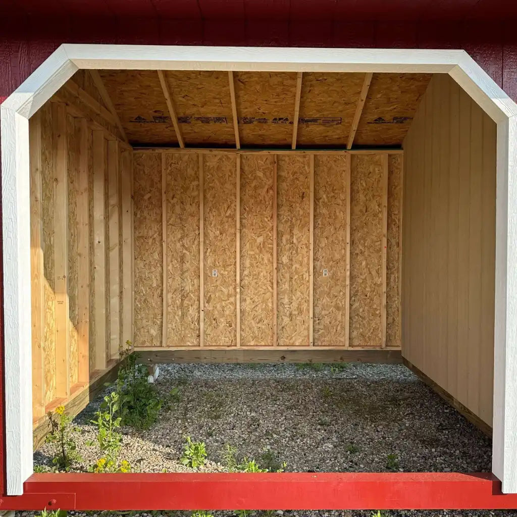 Little Cottage Co. 10x16 Value Animal Run-In Shelter with Tack Room