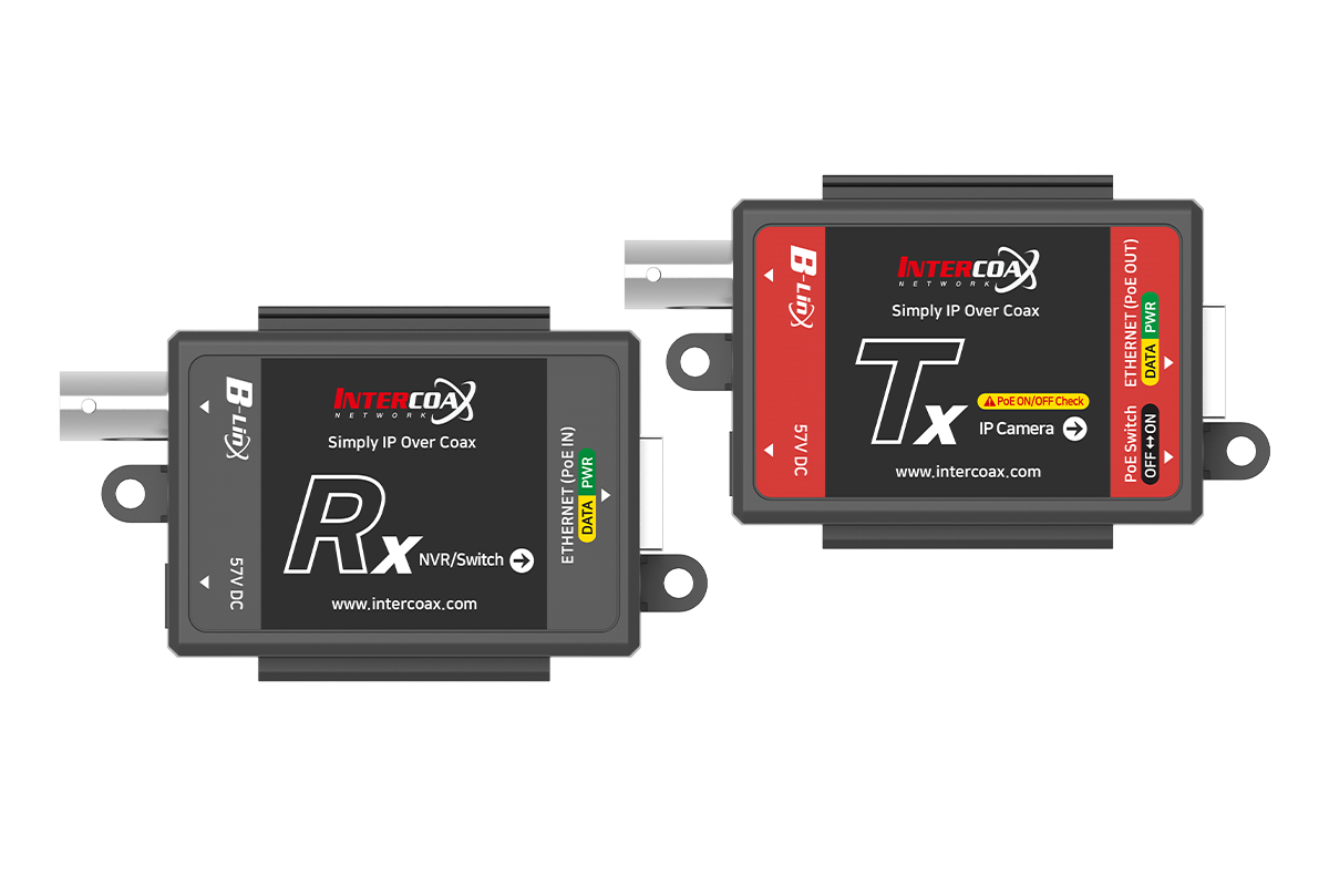 Lorex Single Port IP & PoE over Coax Set (400m/1300ft End-to-End Converters)