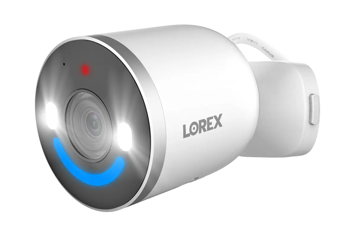 Lorex 4K Wireless Spotlight Wi-Fi 6 Security Camera – AC-Powered Wi-Fi (32 GB, Cloud-Enabled)