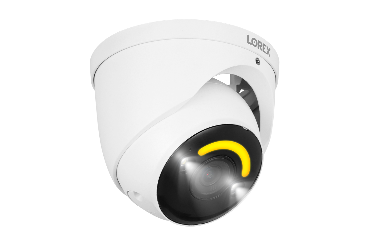 Lorex H30 4K+ 12MP IP Wired Dome Camera with Smart Security Lighting