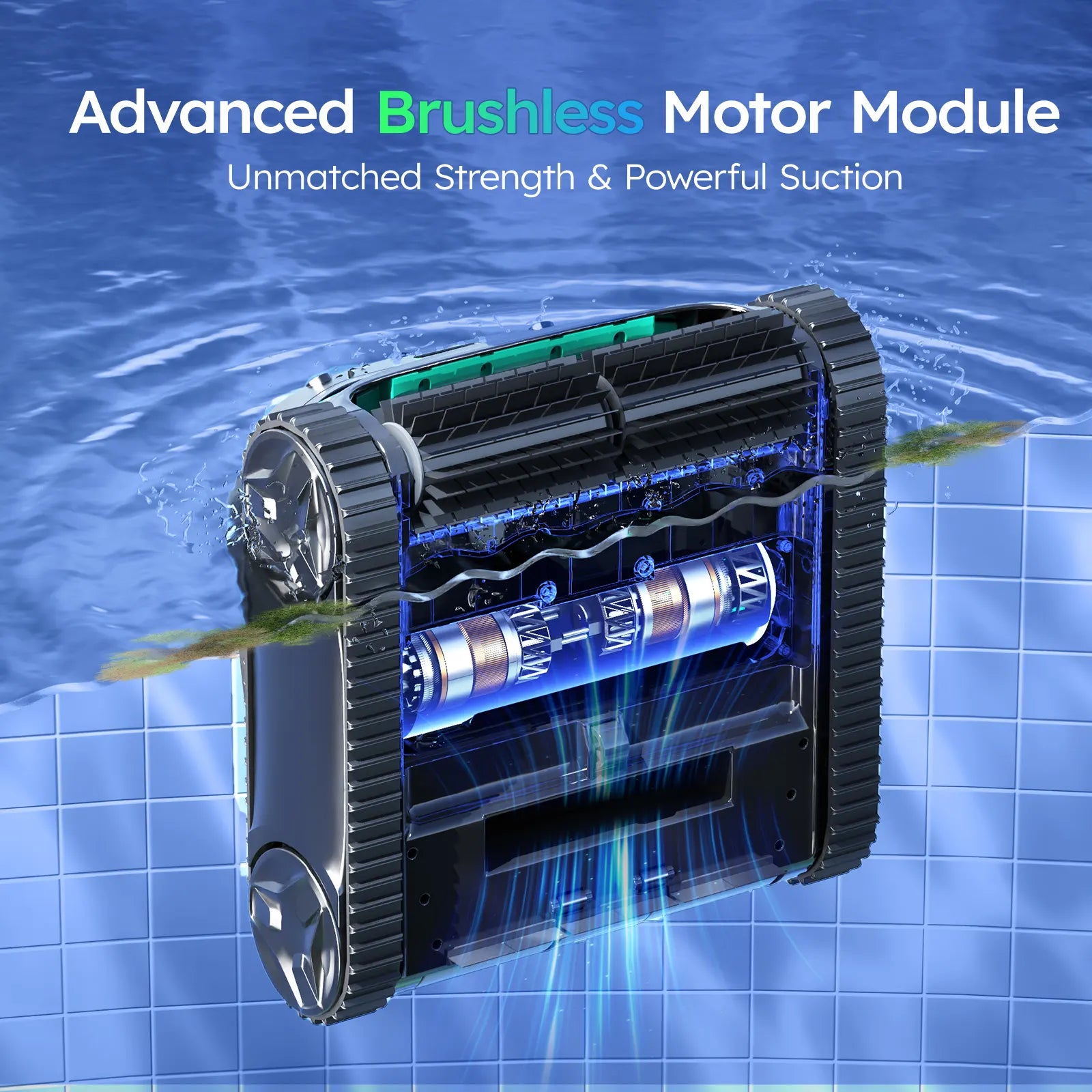 WYBOT S2 Solar with Solar-Powered Charging Dock Robotic Pool Cleaner