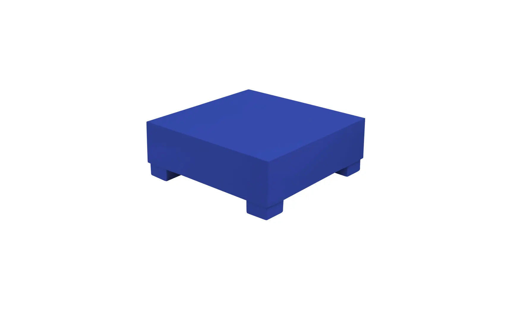 Signature coffee table with glass top and wooden legs in a modern design.