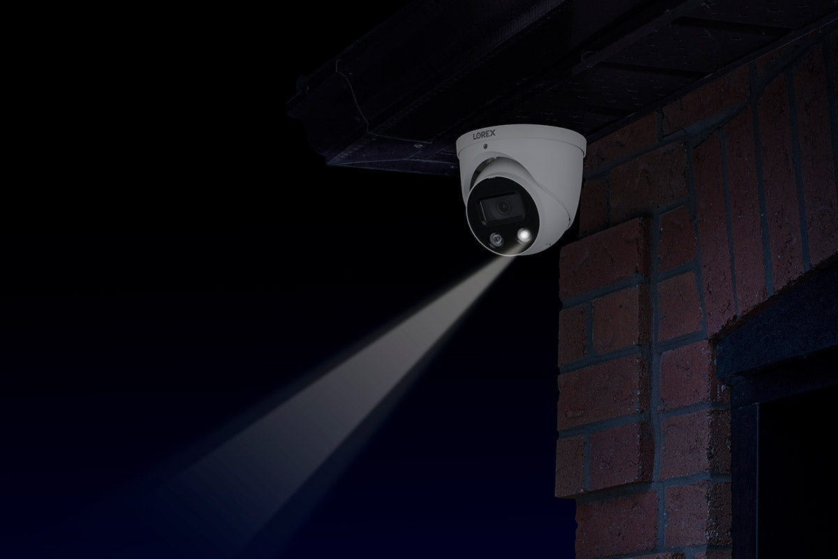 Lorex H13 4K IP Wired Dome Security Camera with Smart Deterrence