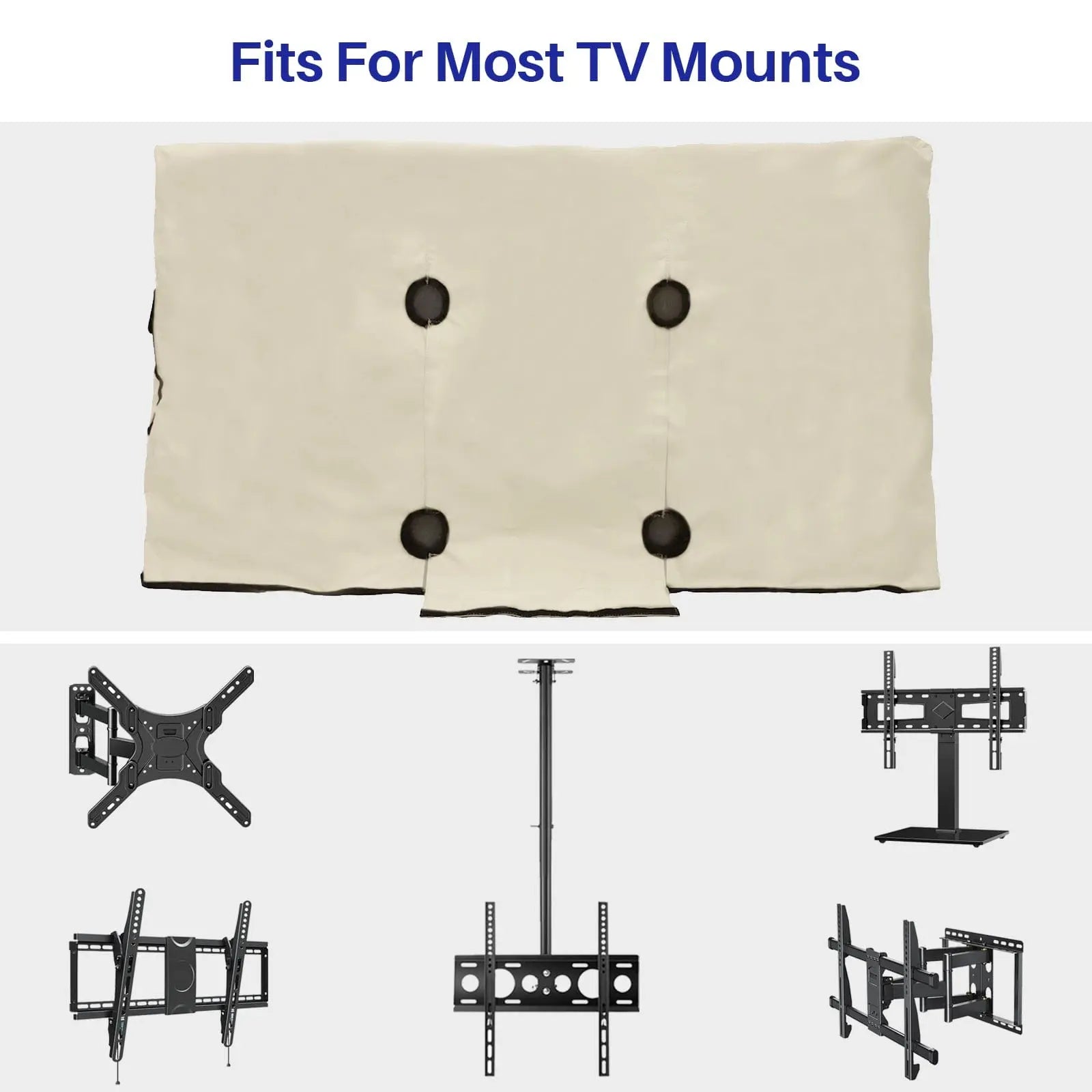 Waterproof Outdoor TV Cover for 60-65" TVs