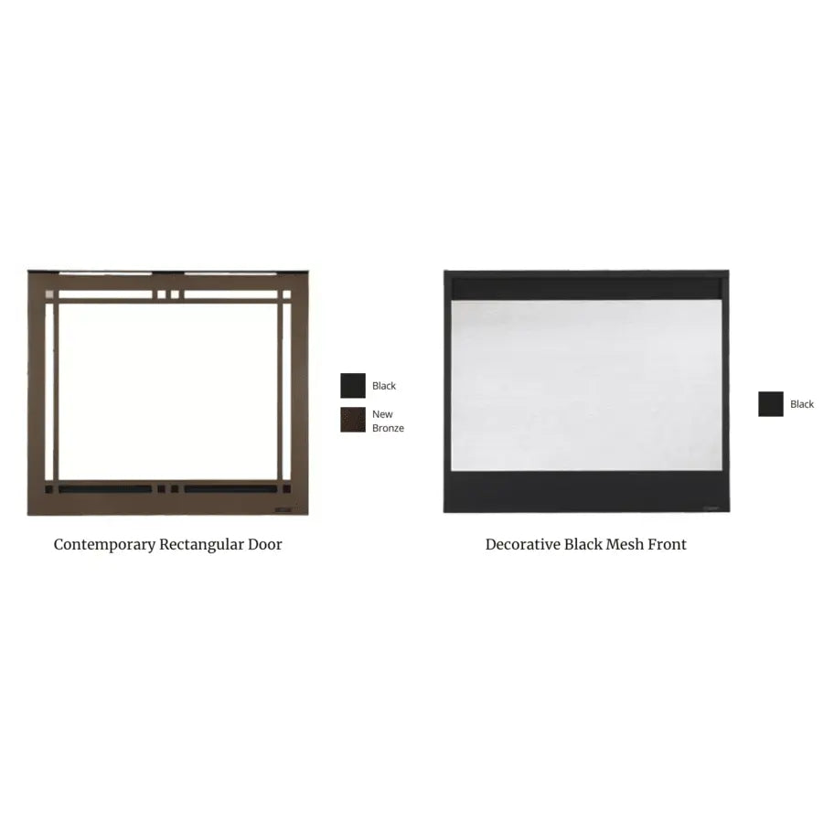 Majestic Quartz Platinum 36-inch direct vent gas fireplace with sleek quartz face and modern design elements.