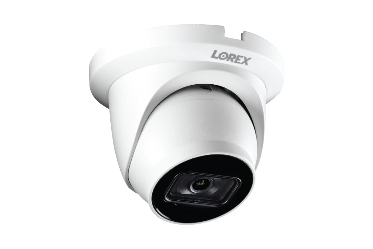 Lorex A14 – 4K (8 MP) IP Wired Turret Security Camera with Listen-In Audio & Smart Motion Detection