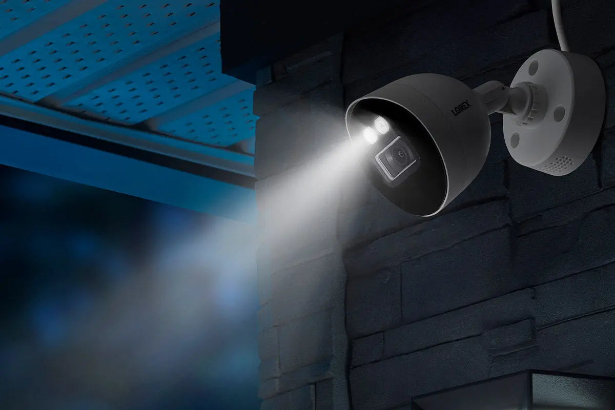 Lorex Fusion 4K 12 Channels (8 Wired and 4 Fusion Wi-Fi) 2TB Wired DVR System with Smart Deterrence Cameras - Aqvina LLC