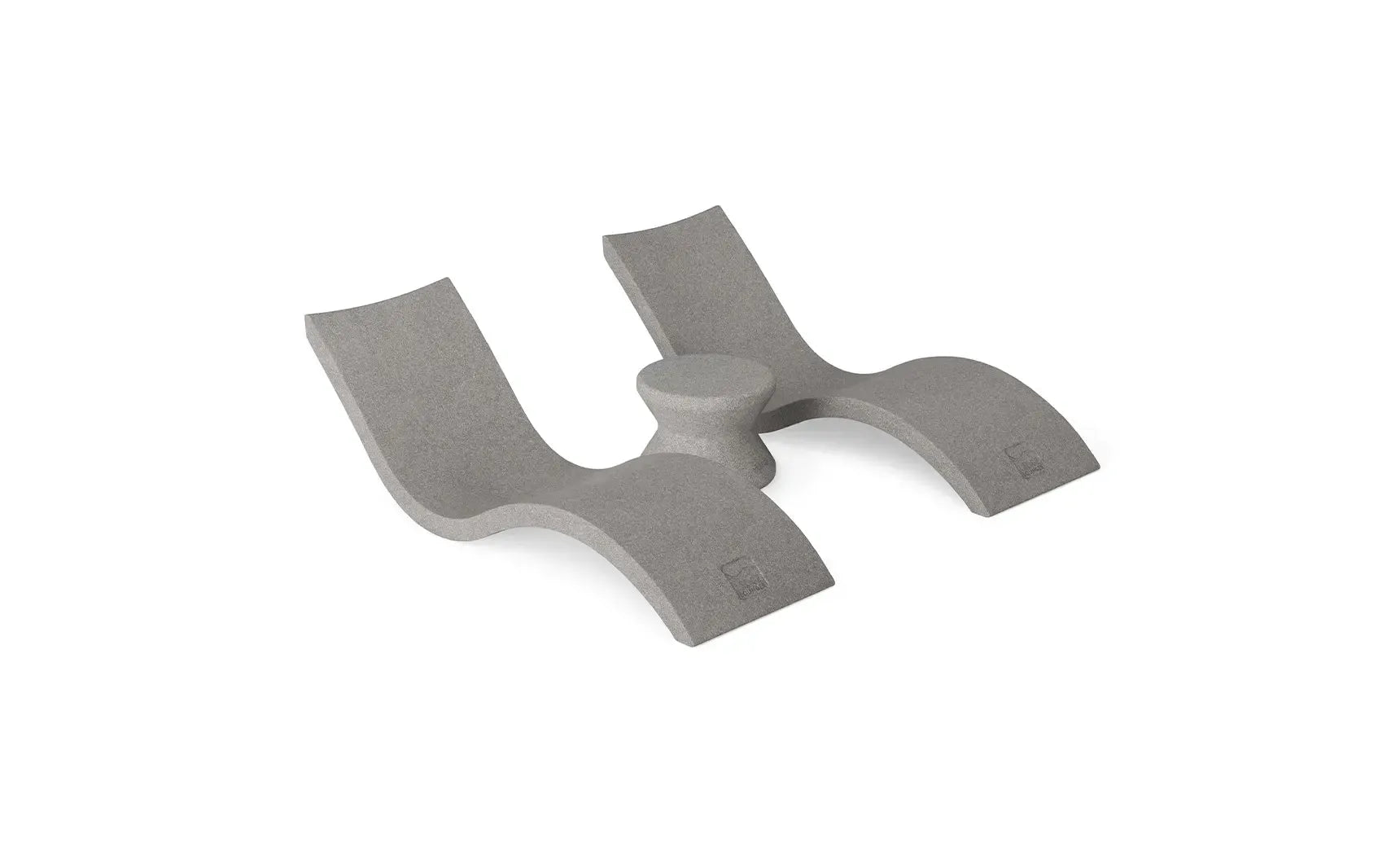 Ledge Lounger Signature Chaise and Side Table In-Pool Set