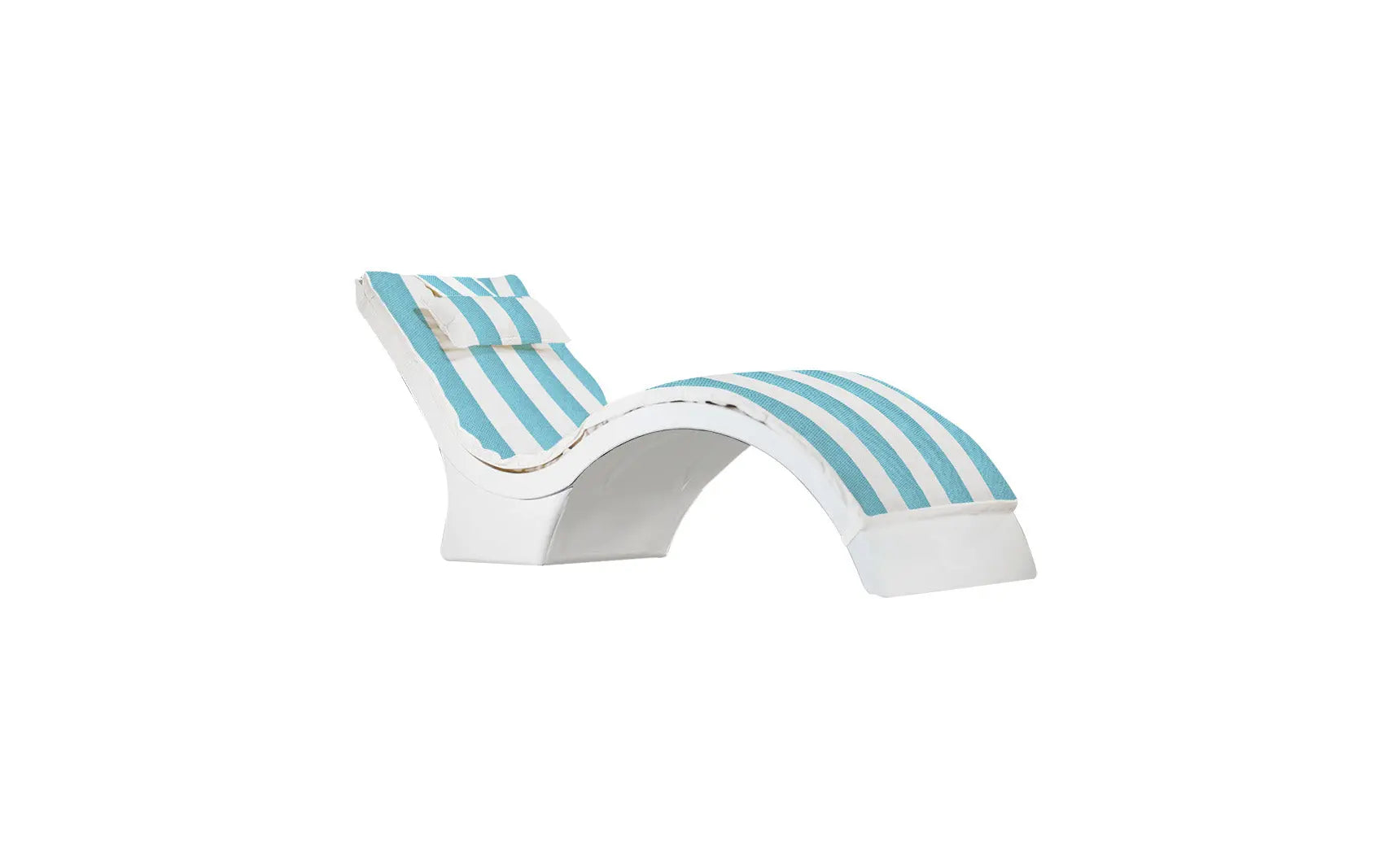 Signature chaise lounge cushion featuring soft, plush fabric in a modern design.
