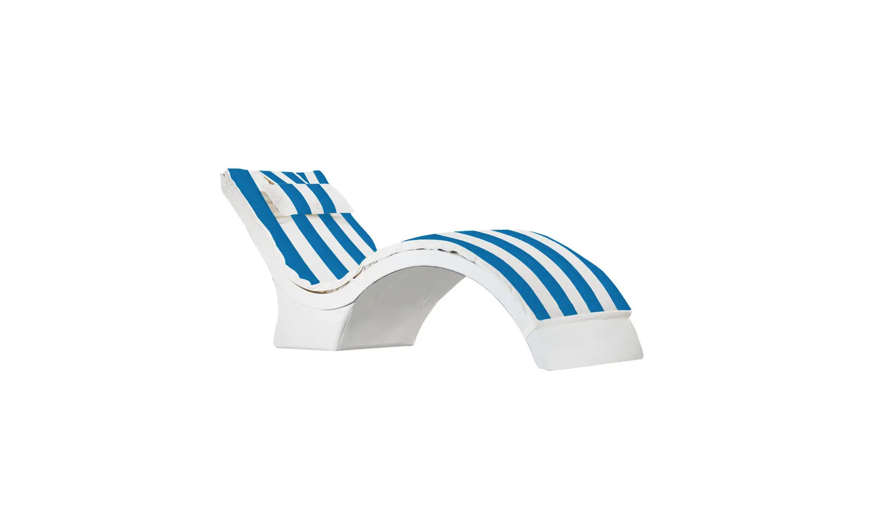 Signature chaise lounge cushion featuring soft, plush fabric in a modern design.