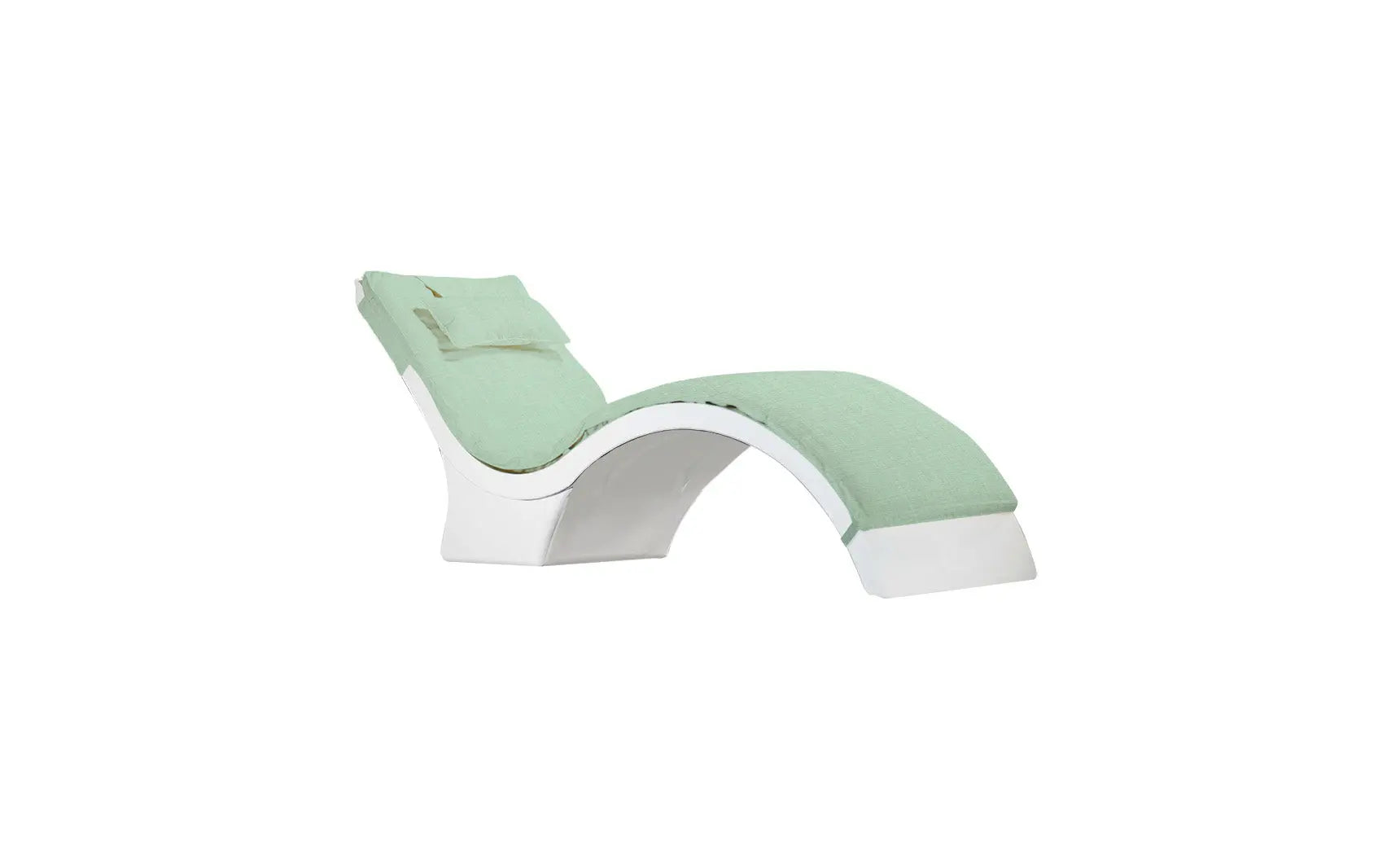 Signature chaise lounge cushion featuring soft, plush fabric in a modern design.