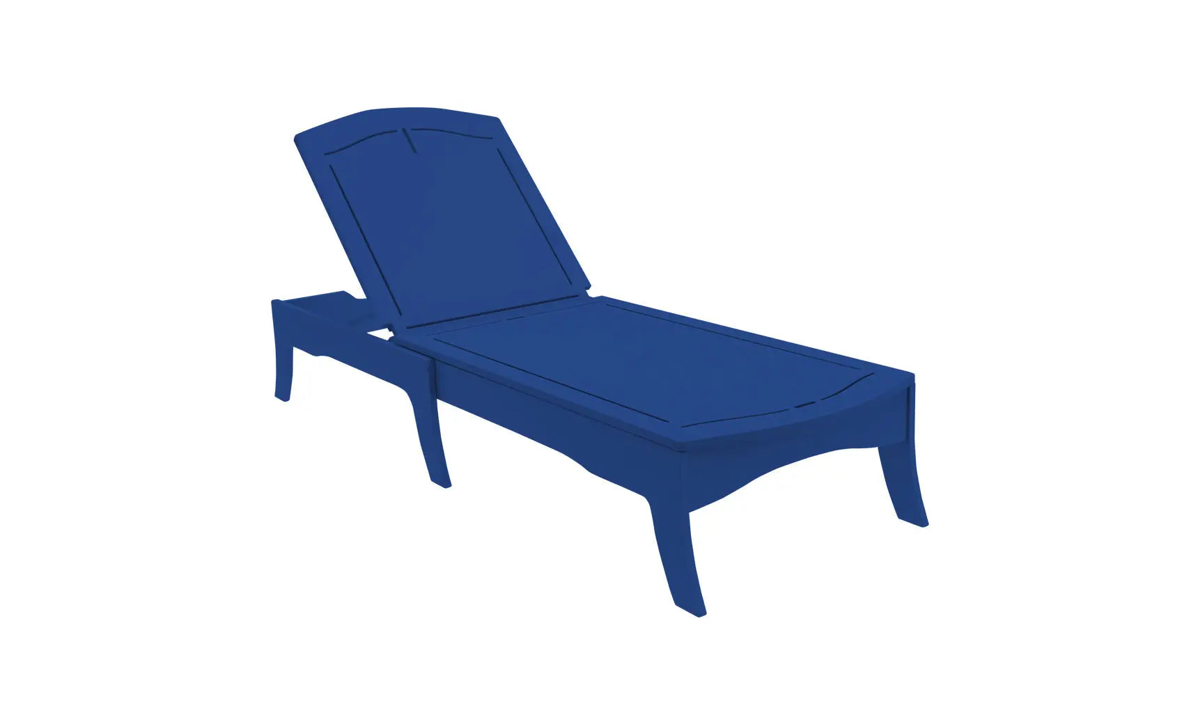 Legacy chaise lounge with brown leather upholstery, wooden frame, and armrests.