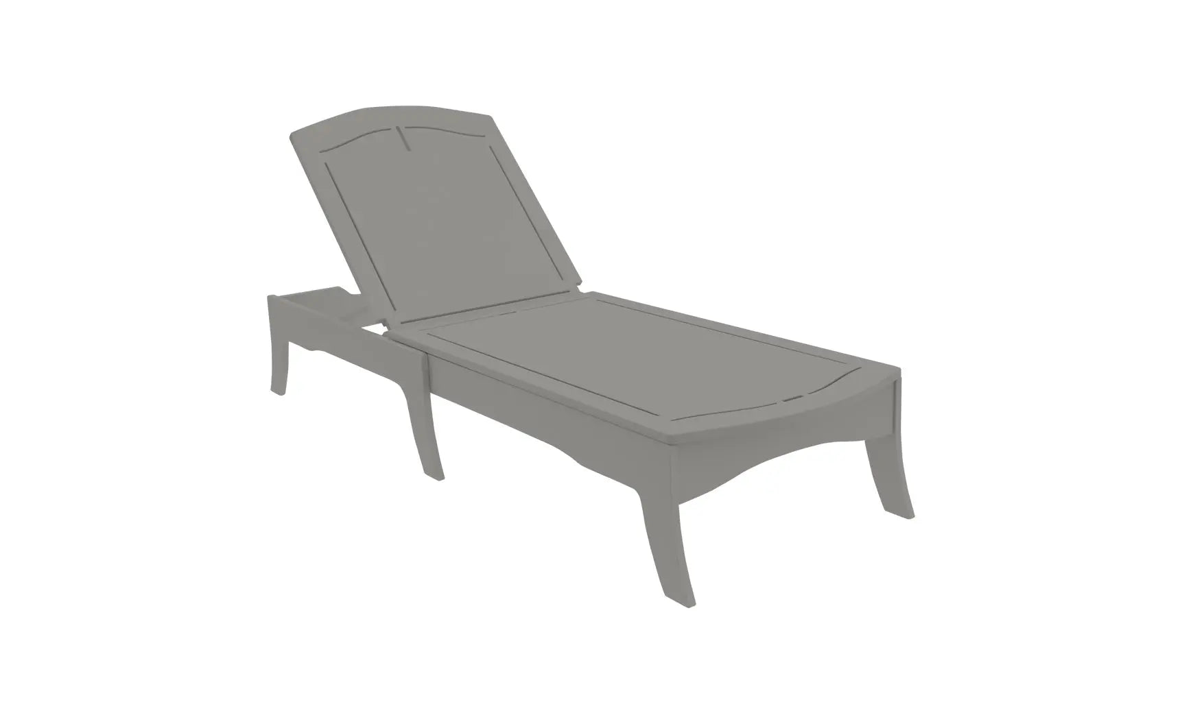 Legacy chaise lounge with brown leather upholstery, wooden frame, and armrests.