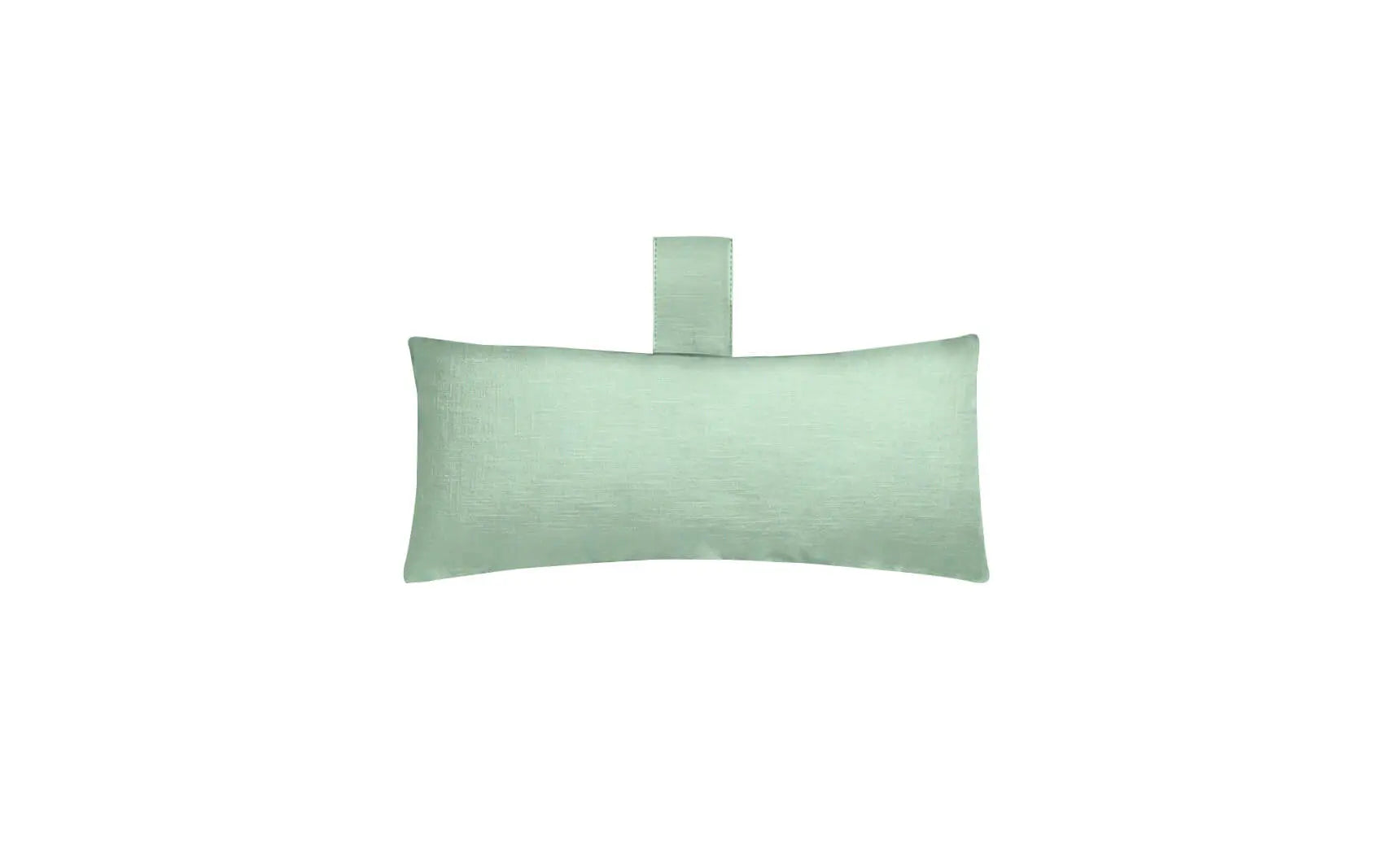 Autograph headrest pillow with soft fabric cover and adjustable straps