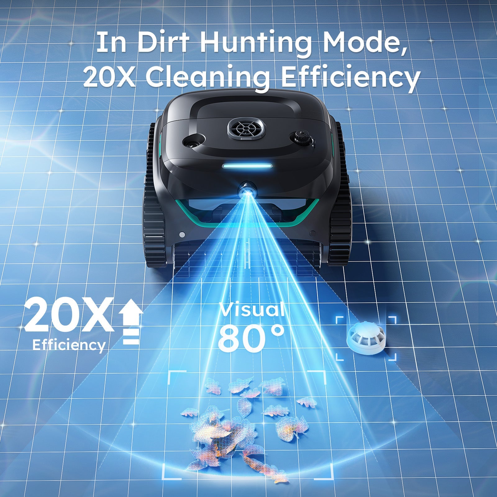 WYBOT C2 Vision Cordless Robotic Pool Cleaner