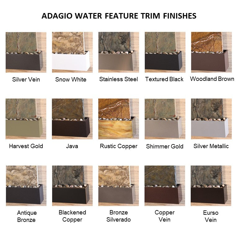 Adagio Whispering Creek - Indoor Wall Fountain AWF-WC3502