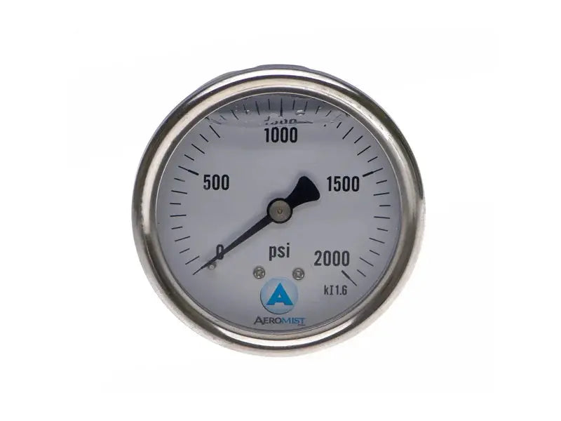 Aeromist Liquid-Filled Pressure Gauge 0–2,000 PSI — 1-1/2" | Model: 57251