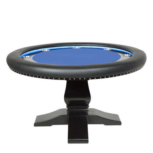 BBO Ginza LED 8 Person Poker Table With Dining Top and LED Lights  2BBO-GINZ
