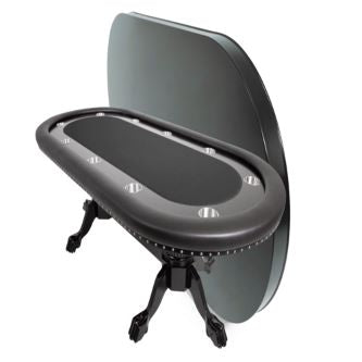 BBO The Rockwell Classic Mahogany 10 Person Poker Table with Armrests & Dining Top  2BBO-RW