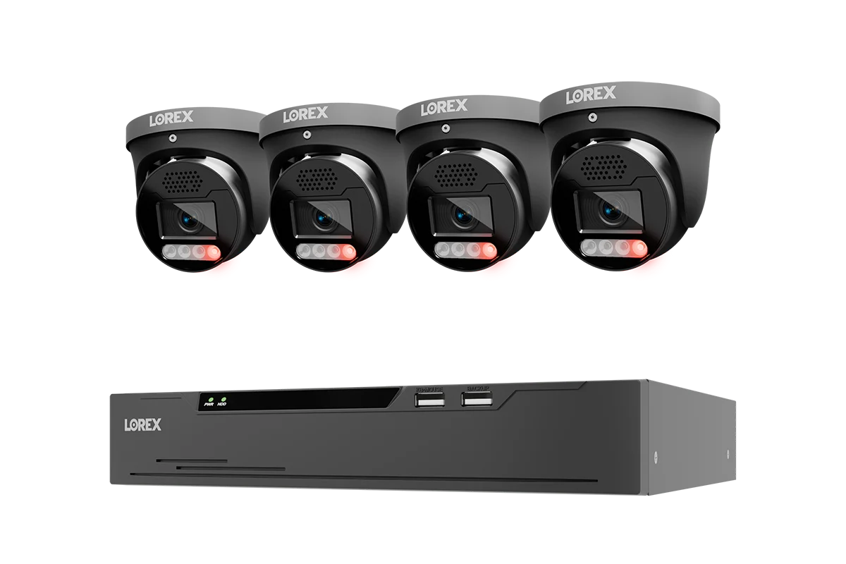 Lorex Connect X Series 4K 8-Channel NVR System with X5 Turret Cameras, 2TB | X Series