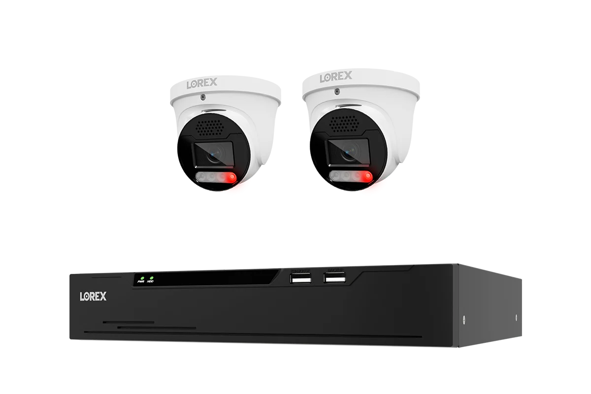 Lorex Connect X Series 4K 8-Channel NVR System with X5 Turret Cameras, 2TB | X Series
