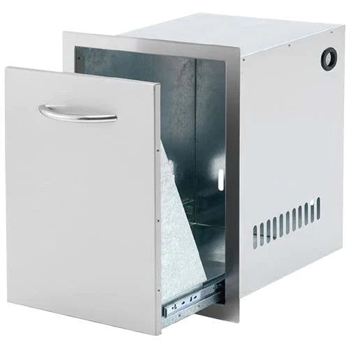Cal Flame propane tank drawer with sleek slide-out mechanism