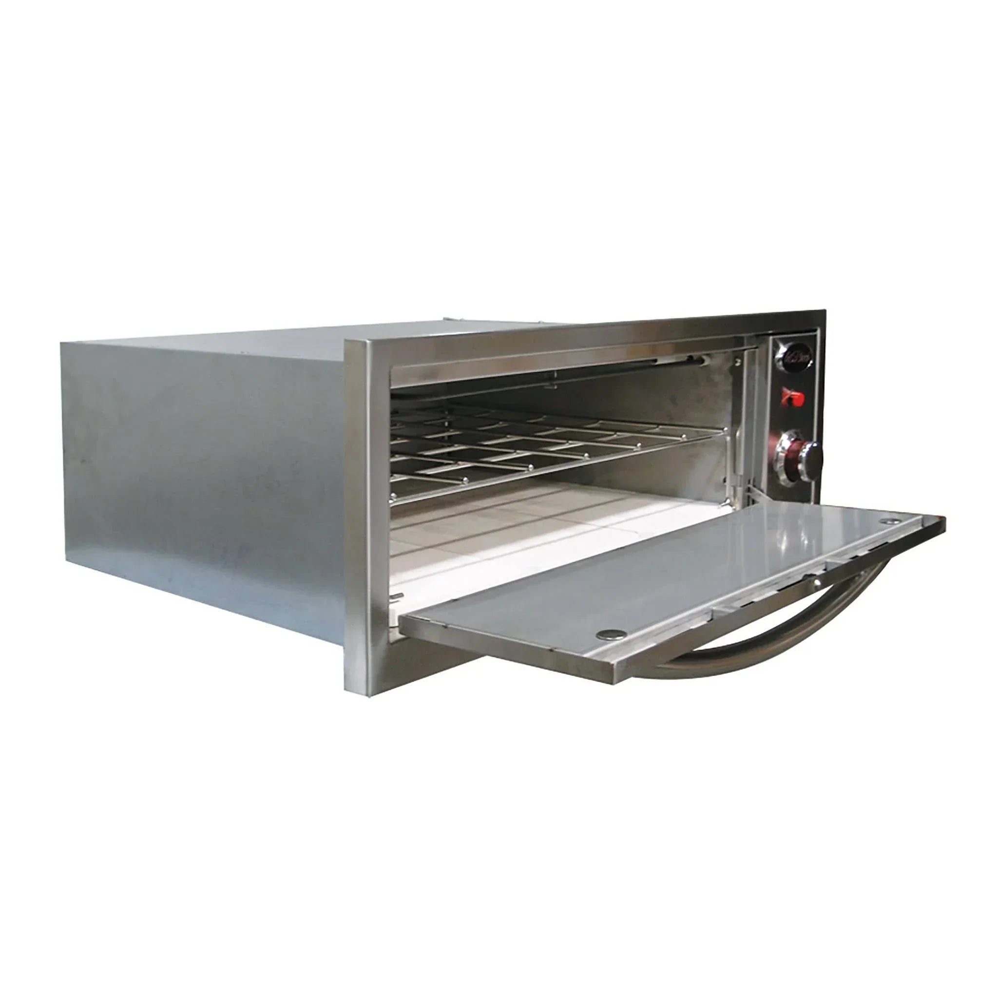 Cal Flame 2-In-1 Oven Built-in Steel Warmer & Pizza Oven