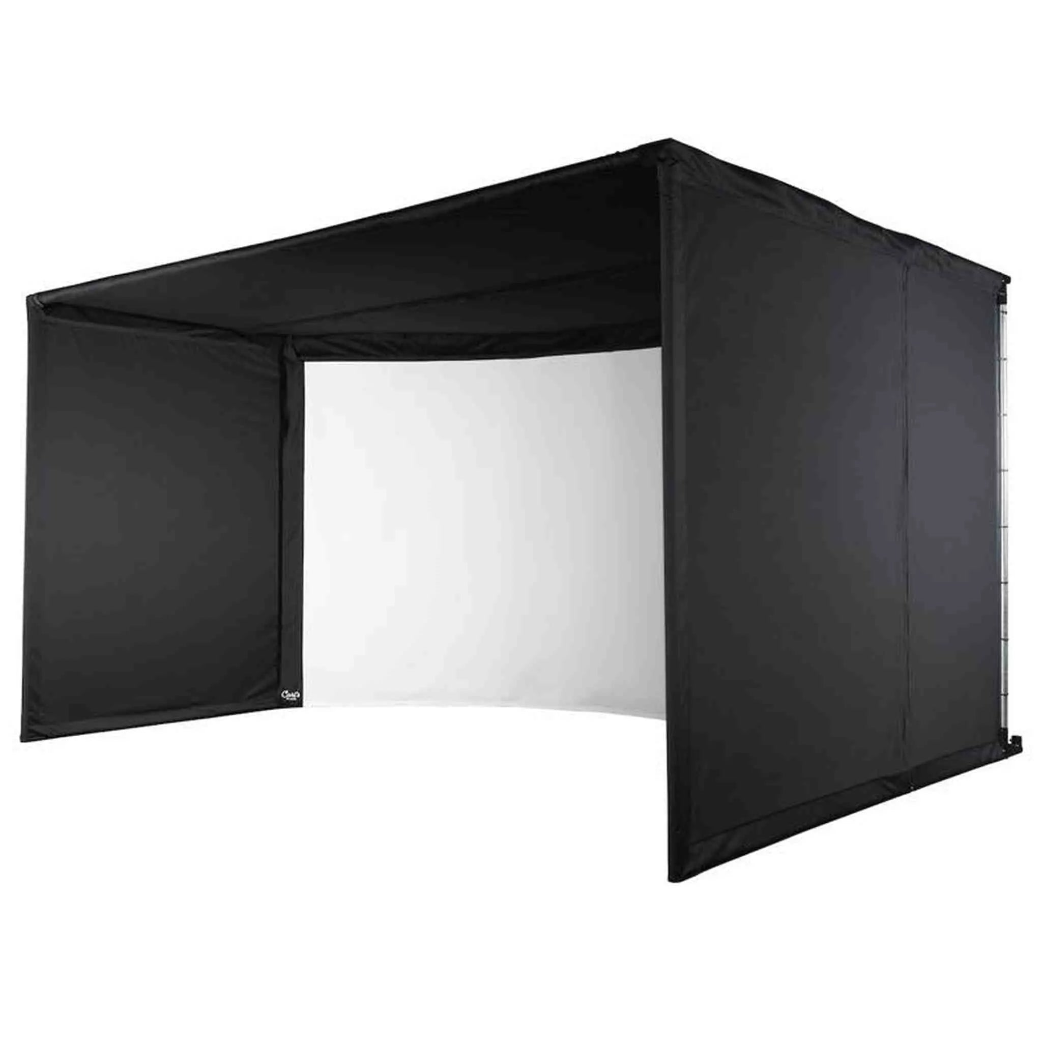 Carl's Place CURVED Golf Simulator Enclosure Kit with Premium Impact Screen 9'H × 14'W × 15'D | Model: cge-9x14x15 Carl's Place