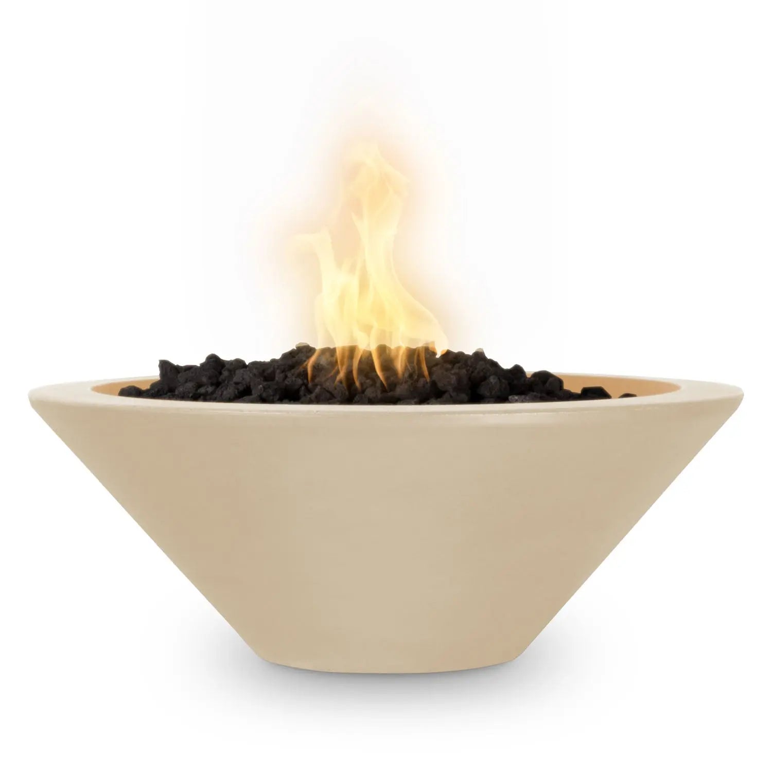 The Outdoor Plus Cazo Fire Bowl - GFRC Concrete - 31" - Aqvina LLC