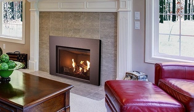 Superior 32-Inch DRI2032 Direct Vent Gas Fireplace Insert with Blower and Ceramic Fiber Log Set