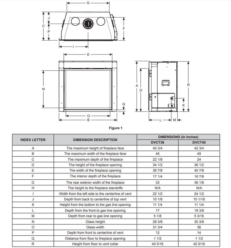 Empire 36" Renegade Clean-Face Direct Vent Gas Fireplace with TruFlame Technology