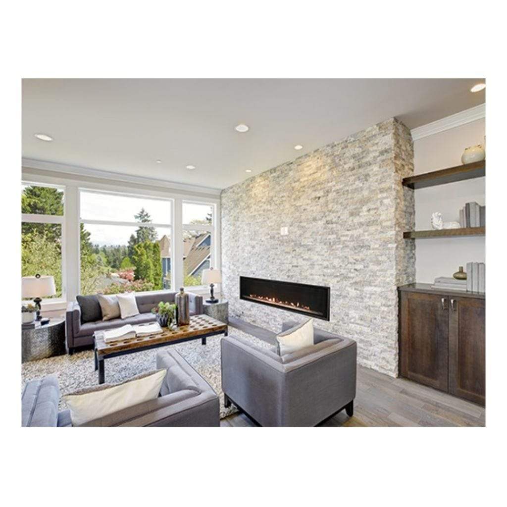 Empire 46" Loft Direct Vent Linear Gas Fireplace with Crushed Glass