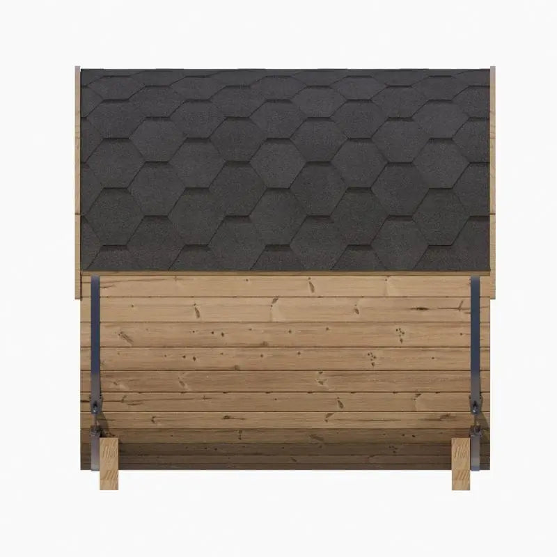 SaunaLife 4-Person Outdoor Barrel Sauna  Model E7  | AQVINA World - Aqvina LLC