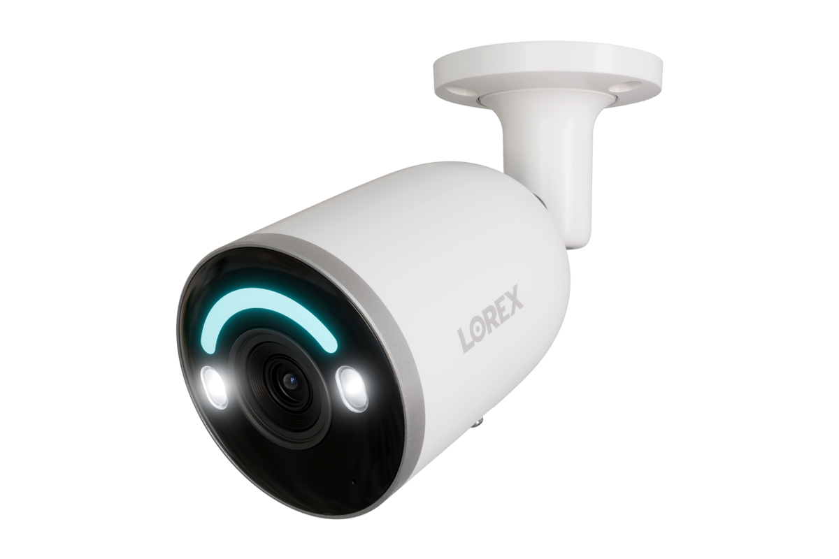 Lorex H12 4K IP Wired Bullet Security Camera with Smart Security Lighting