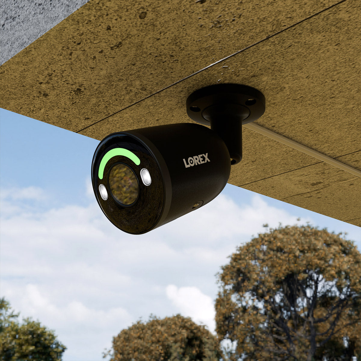 Lorex H12 4K IP Wired Bullet Security Camera with Smart Security Lighting