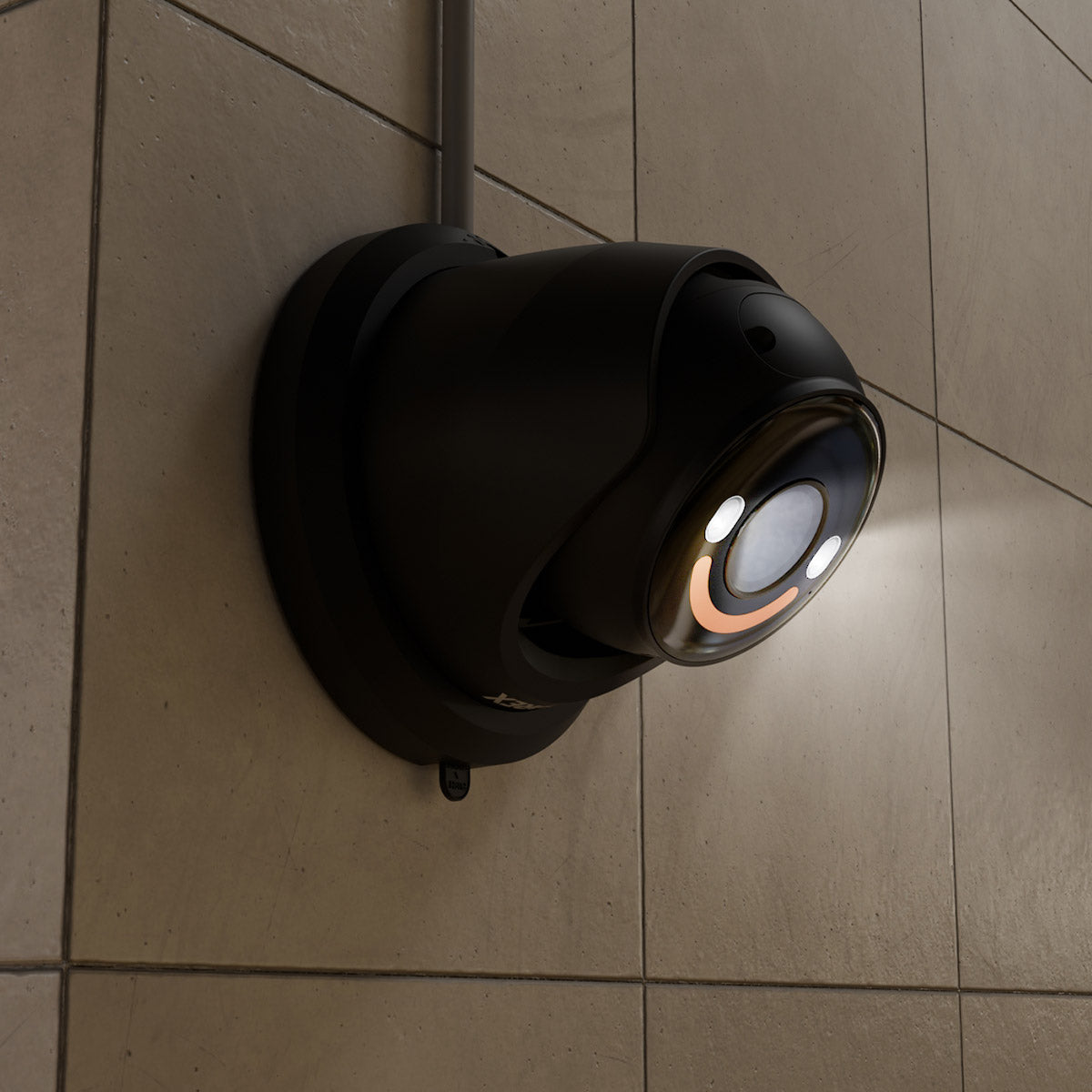 Lorex H12 4K IP Wired Turret Security Camera with Smart Security Lighting