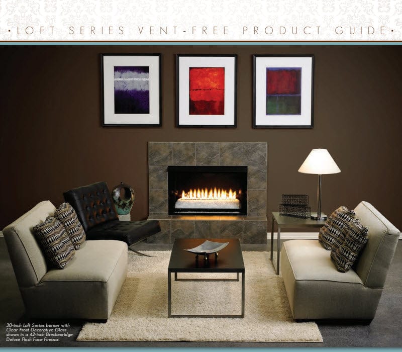 Empire 24" Loft Contemporary Multi-Sided Vent-Free Gas Burner Only