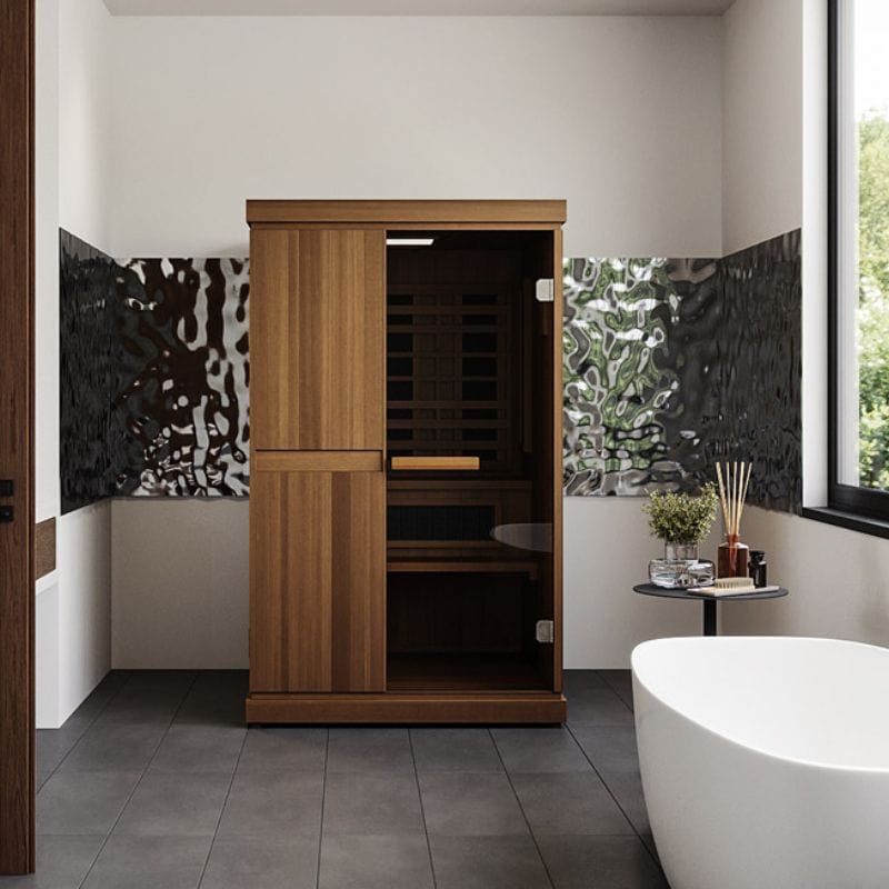 Finnmark 2-Person Trinity Infra-Steam Home Infrared Sauna FD-4 | AQVINA World - Aqvina LLC