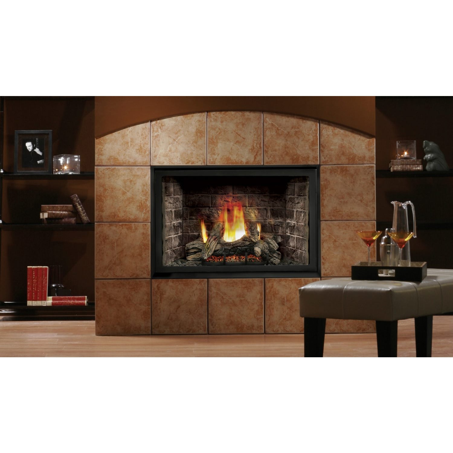 Kingsman 36" Zero Clearance Direct Vent Gas Fireplace HBZDV3628