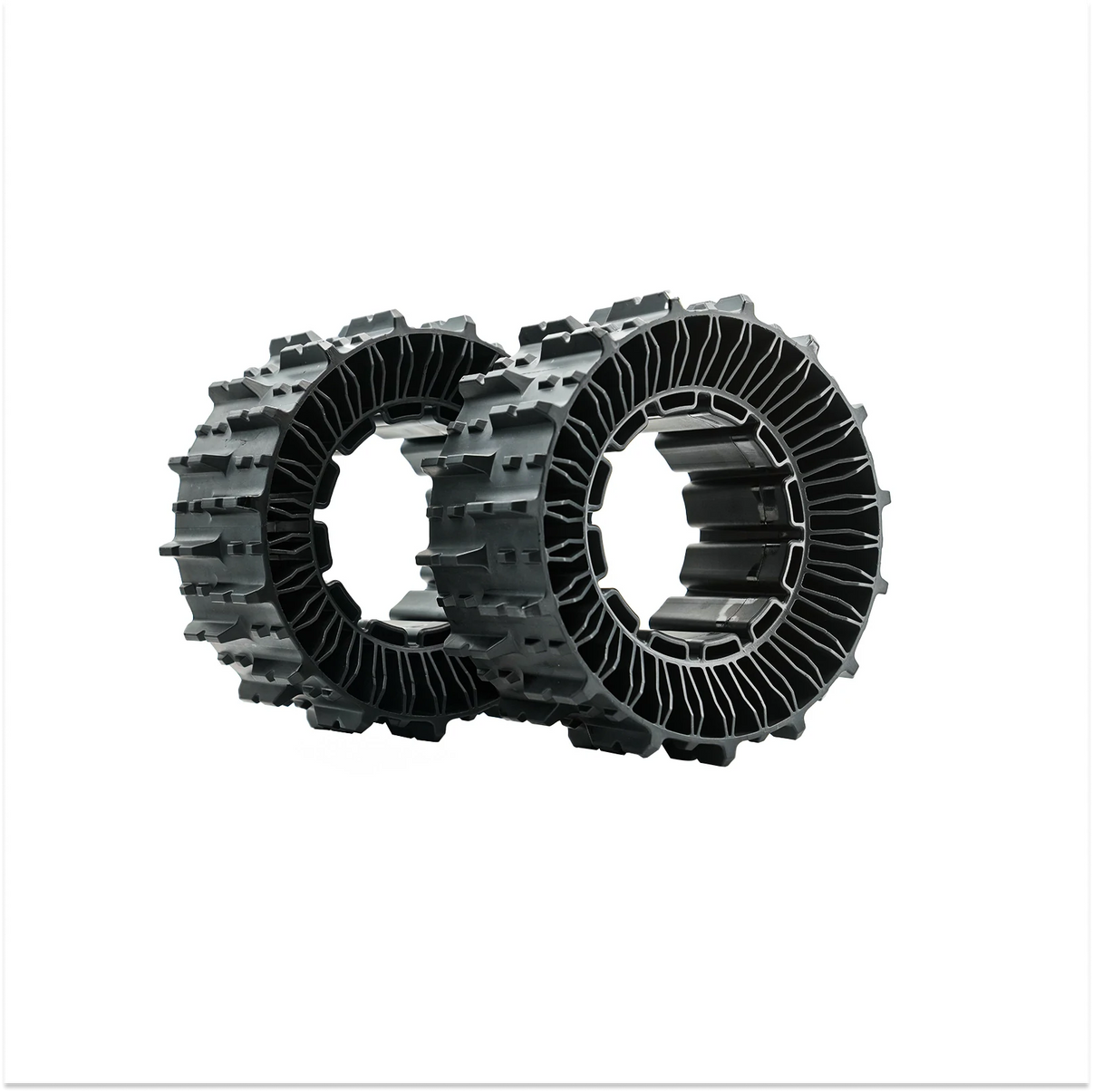 Mowrator- Pair of Deformable Tires for 100% (45°) Slope