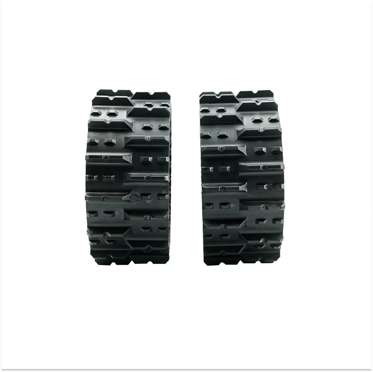 Mowrator- Pair of Deformable Tires for 100% (45°) Slope