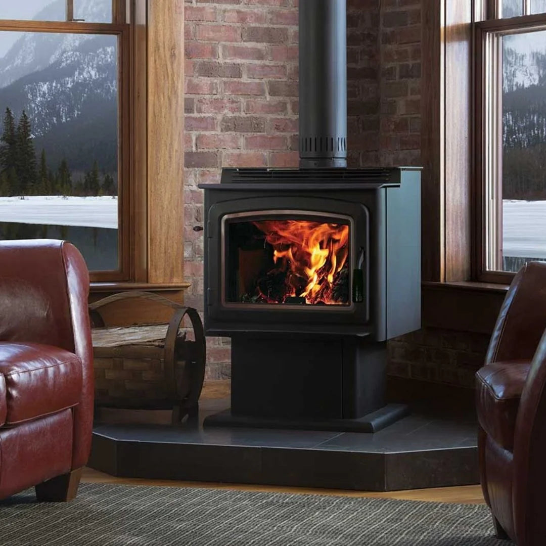 Ironstrike Grandview 230 Wood Burning Stove | 76,000 BTU | GV230GL