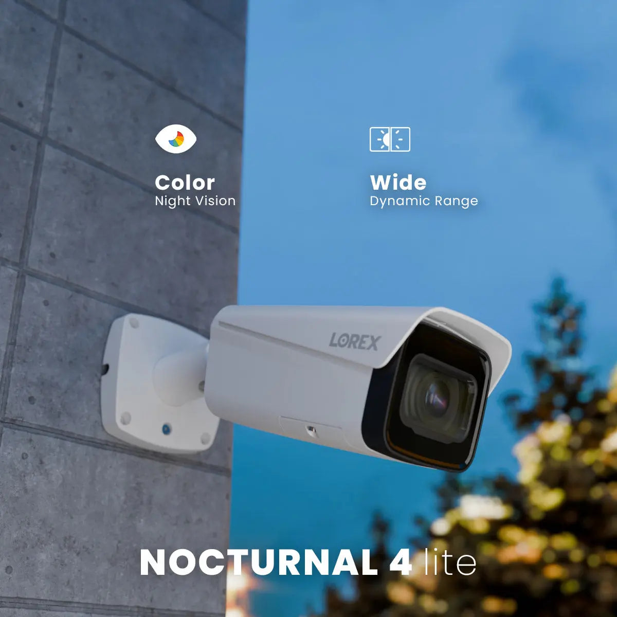 Lorex - 4K Nocturnal IP Wired Bullet Camera with Motorized Varifocal Lens - LNB95MBB | AQVINA World - Aqvina LLC